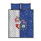 Afro Christmas in Cape Verde Quilt Bed Set Black Santa Felix Natal - African Pride
