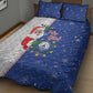Afro Christmas in Cape Verde Quilt Bed Set Black Santa Felix Natal - African Pride