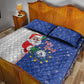 Afro Christmas in Cape Verde Quilt Bed Set Black Santa Felix Natal - African Pride