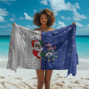 Afro Christmas in Cape Verde Sarong Black Santa Felix Natal - African Pride