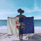 Afro Christmas in Cape Verde Sarong Black Santa Felix Natal - African Pride