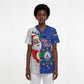 Cape Verde Christmas Scrub Top Black Santa Felix Natal - African Pride