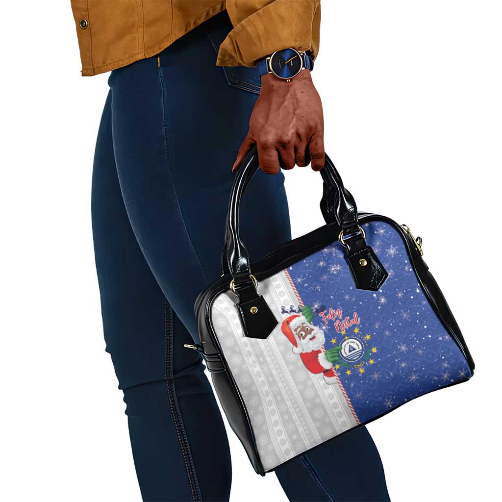Afro Christmas in Cape Verde Shoulder Handbag Black Santa Felix Natal - African Pride