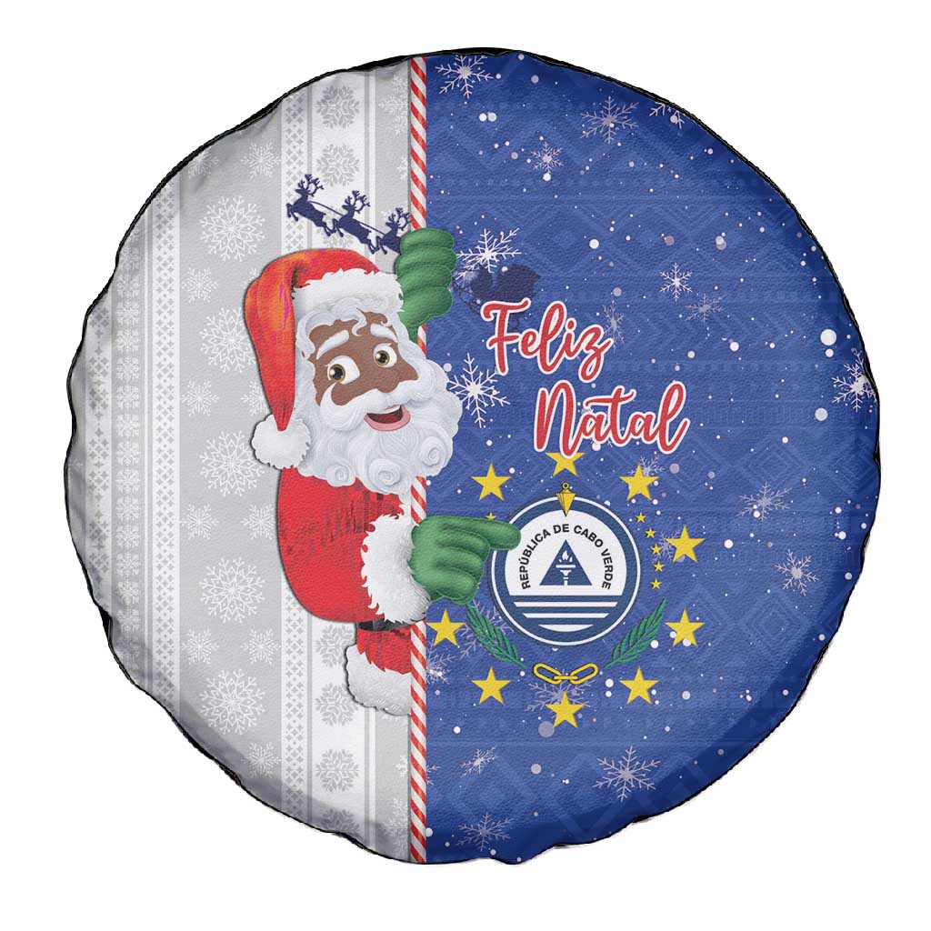 Afro Christmas in Cape Verde Spare Tire Cover Black Santa Felix Natal - African Pride