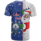 Afro Christmas in Cape Verde T shirt Black Santa Felix Natal - African Pride