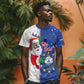 Afro Christmas in Cape Verde T shirt Black Santa Felix Natal - African Pride