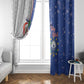 Afro Christmas in Cape Verde Window Curtain Black Santa Felix Natal - African Pride