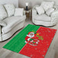 Afro Christmas in Burkina Faso Area Rug Black Santa Joyeux Noel - African Pride