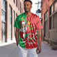 Afro Christmas in Burkina Faso Baseball Jersey Black Santa Joyeux Noel - African Pride
