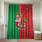 Burkina Faso Christmas Bathroom Set Black Santa Joyeux Noel