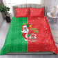 Afro Christmas in Burkina Faso Bedding Set Black Santa Joyeux Noel - African Pride