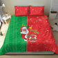 Afro Christmas in Burkina Faso Bedding Set Black Santa Joyeux Noel - African Pride