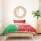 Afro Christmas in Burkina Faso Bedding Set Black Santa Joyeux Noel - African Pride