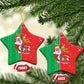 Afro Christmas in Burkina Faso Ceramic Ornament Black Santa Joyeux Noel - African Pride