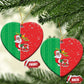 Afro Christmas in Burkina Faso Ceramic Ornament Black Santa Joyeux Noel - African Pride