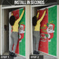 Burkina Faso Christmas Door Cover Black Santa Joyeux Noel