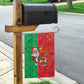 Afro Christmas in Burkina Faso Garden Flag Black Santa Joyeux Noel - African Pride