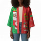 Burkina Faso Christmas Kimono Black Santa Joyeux Noel