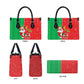Burkina Faso Christmas Leather Bag Black Santa Joyeux Noel
