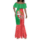 Afro Christmas in Burkina Faso Mermaid Dress Black Santa Joyeux Noel - African Pride