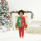 Afro Christmas in Burkina Faso Christmas Pajama Set Black Santa Joyeux Noel - African Pride