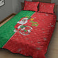Afro Christmas in Burkina Faso Quilt Bed Set Black Santa Joyeux Noel - African Pride