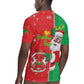 Afro Christmas in Burkina Faso Rugby Jersey Black Santa Joyeux Noel - African Pride