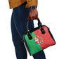 Afro Christmas in Burkina Faso Shoulder Handbag Black Santa Joyeux Noel - African Pride