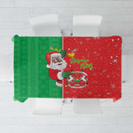 Afro Christmas in Burkina Faso Tablecloth Black Santa Joyeux Noel - African Pride