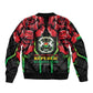 Afro Burkina Faso Republic Day Bomber Jacket Coat Of Arms With Rose - Sporty Style - African Pride