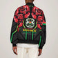 Afro Burkina Faso Republic Day Bomber Jacket Coat Of Arms With Rose - Sporty Style - African Pride