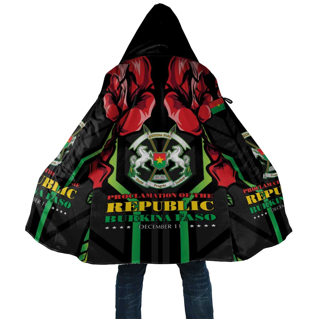 Burkina Faso Republic Day Cloak Coat Of Arms With Rose
