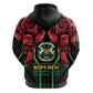 Afro Burkina Faso Republic Day Hoodie Coat Of Arms With Rose - Sporty Style - African Pride