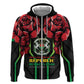 Afro Burkina Faso Republic Day Hoodie Coat Of Arms With Rose - Sporty Style - African Pride