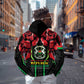 Afro Burkina Faso Republic Day Hoodie Coat Of Arms With Rose - Sporty Style - African Pride