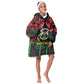 Afro Burkina Faso Republic Day Kid Wearable Blanket Hoodie Coat Of Arms With Rose - Sporty Style - African Pride