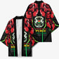 Burkina Faso Republic Day Kimono Coat Of Arms With Rose