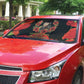 George Hardy Tuskegee Memorial Auto Sun Shade Red Tail Pilots Legacy of Courage