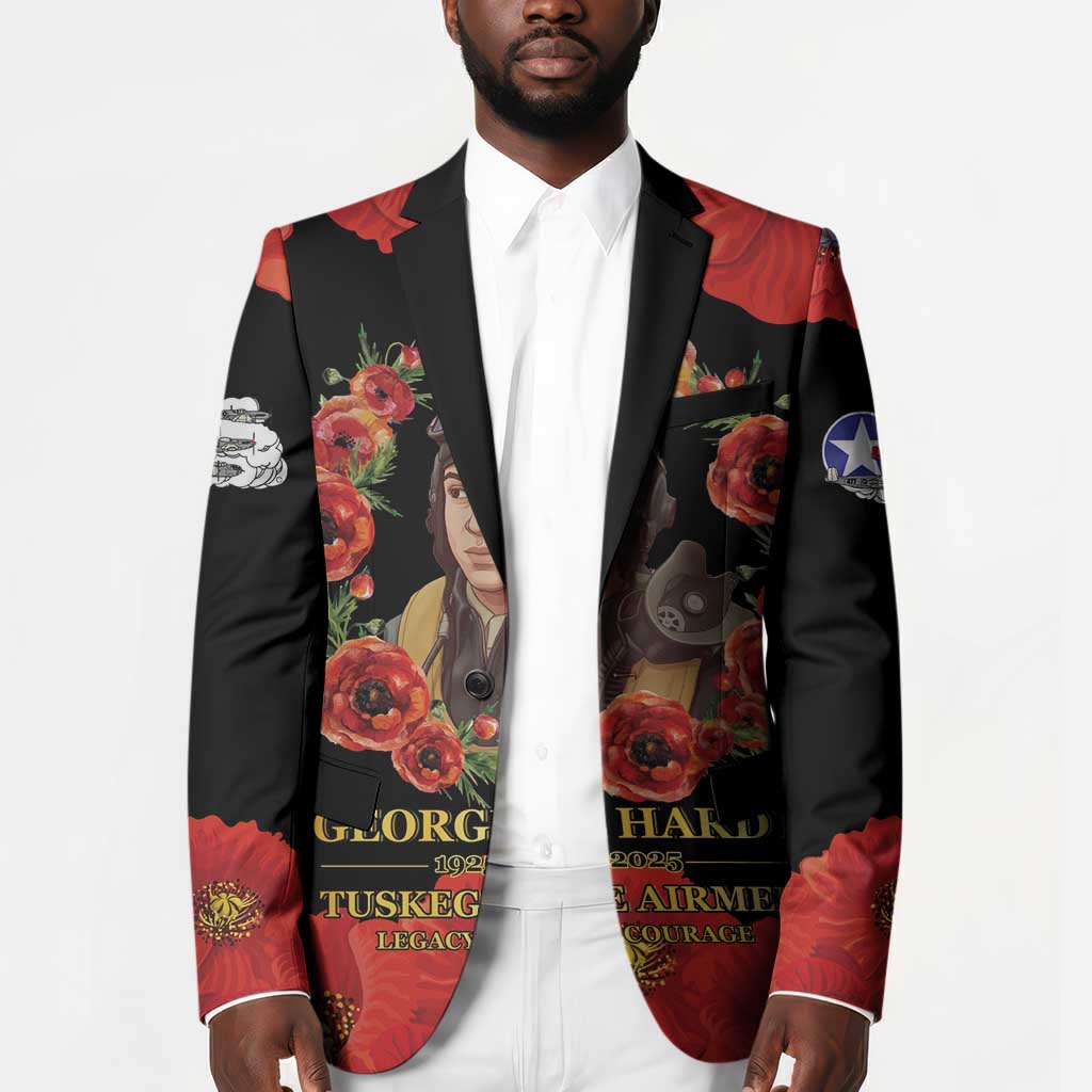 George Hardy Tuskegee Memorial Blazer Red Tail Pilots Legacy of Courage