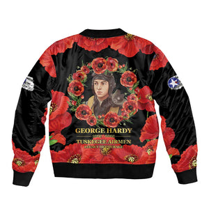 George Hardy Tuskegee Red Tail Pilots Bomber Jacket Legacy of Courage - African Pride