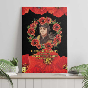 George Hardy Tuskegee Red Tail Pilots Canvas Wall Art Legacy of Courage - African Pride