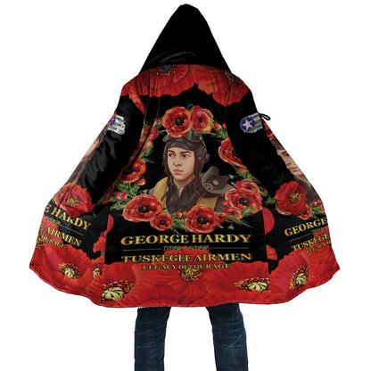 George Hardy Tuskegee Memorial Cloak Red Tail Pilots Legacy of Courage