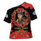 George Hardy Tuskegee Memorial Cross Shoulder Shirt Red Tail Pilots Legacy of Courage