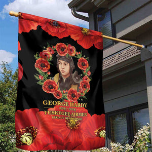 George Hardy Tuskegee Red Tail Pilots Garden Flag Legacy of Courage - African Pride
