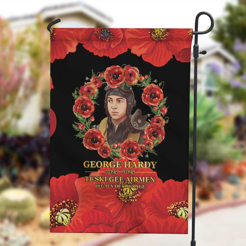 George Hardy Tuskegee Red Tail Pilots Garden Flag Legacy of Courage - African Pride
