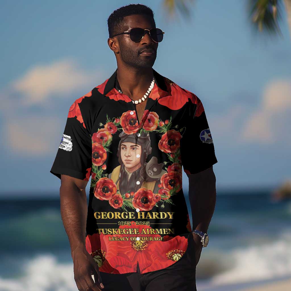 George Hardy Tuskegee Red Tail Pilots Hawaiian Shirt Legacy of Courage - African Pride