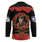 George Hardy Tuskegee Memorial Hockey Jersey Red Tail Pilots Legacy of Courage