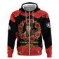 George Hardy Tuskegee Red Tail Pilots Hoodie Legacy of Courage - African Pride