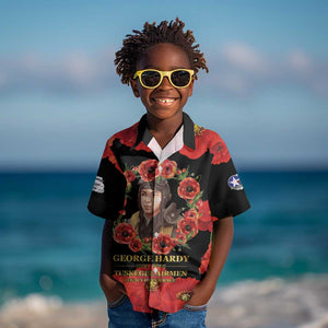 George Hardy Tuskegee Red Tail Pilots Kid Hawaiian Shirt Legacy of Courage - African Pride