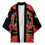 George Hardy Tuskegee Memorial Kimono Red Tail Pilots Legacy of Courage
